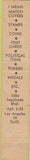 Matchbook Cover - Culver City Elks Lodge Los Angeles CA RMS 10 Strike