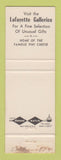Matchbook Cover - Lafayette House Foxboro MA