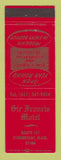 Matchbook Cover - Sir Francis Motel Sturbridge MA