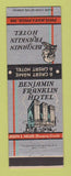 Matchbook Cover - Banjamin Franklin Hotel Philadelphia PA