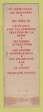 Matchbook Cover - Le Lafayette Eugene OR 1940 Golden Gate Expo WEAR