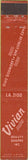 Matchbook Cover - Vivian Beauty Shoppe Lakewood OH 10 Strike