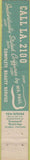 Matchbook Cover - Vivian Beauty Shoppe Lakewood OH 10 Strike