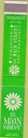 Matchbook Cover - 25 Main Street San Francisco CA 10 Strike