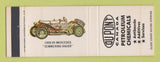 Matchbook Cover DuPont Canada Petroleum Chemical Antique Car 1908 Mercedes Racer