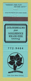 Matchbook Cover - Manisphere Red River Exhibition