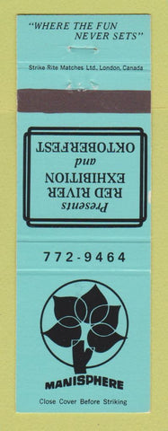 Matchbook Cover - Manisphere Red River Exhibition