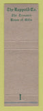 Matchbook Cover - Rappold Treasure House of Gifts Warren OH WEAR