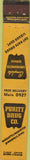 Matchbook Cover - Purity Drug Co Minneapolis MN 10 Strike