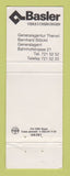 Matchbook Cover - Sports Club Soleita Hofstetten Mazda Garage Battwii