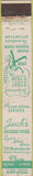 Matchbook Cover - Jack's Package Store Miami Beach FL 10 Strike