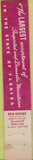 Matchbook Cover - Jack's Package Store Miami Beach FL 10 Strike