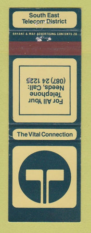 Matchbook Cover - South East Telecom District UK?