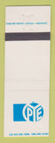 Matchbook Cover - PYE Radio Communication Mobile New Olympic