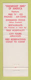 Matchbook Cover - Friendship Inn Governor Spottswood Motel Williamsburg VA