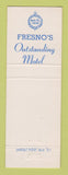 Matchbook Cover - Water Tree Inn Fresno CA
