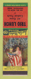 Matchbook Cover - Trio Lunch Randolph MA