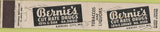 Matchbook Cover - Bernie's Cut Rate Drugs Kansas City MO 10 Strike