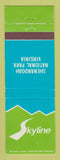 Matchbook Cover - Shenandoah National Park VA Skyline