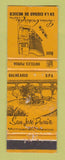 Matchbook Cover - Puria Cristol Colon Mexicfo Hotel WORN