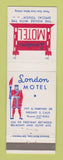 Matchbook Cover - London Motel Fresno CA