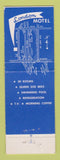 Matchbook Cover - London Motel Fresno CA