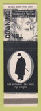 Matchbook Cover - Ten Downing Restaurant San Diego CA Winston Churchill