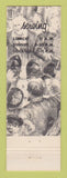Matchbook Cover - Ten Downing Restaurant San Diego CA Winston Churchill