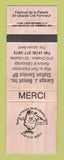 Matchbook Cover - Festival De LA Patate St Ubalde QC BP oil gas Benoit WEAR