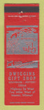 Matchbook Cover - Dwiggins Gift Shop Macon MO