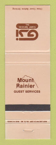 Matchbook Cover - Mount Rainier WA Guest Services