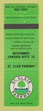 Matchbook Cover - St Clair Parkway Corunna ON