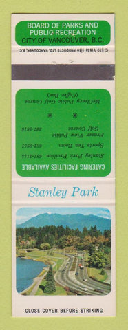 Matchbook Cover - Stanley Park Vancouver BC
