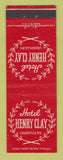 Matchbook Cover - Hotel Henry Clay Louisville KY