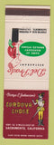 Matchbook Cover - Gordova Lodge Del Prado Restaurant Sacramento CA