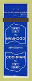 Matchbook Cover - Cochran for State Senate Election