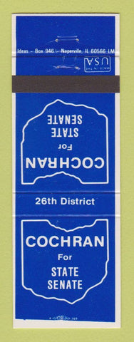 Matchbook Cover - Cochran for State Senate Election