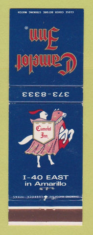 Matchbook Cover - Camelot Inn Amarillo TX