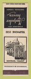 Matchbook Cover - Montpelier Tavern VT