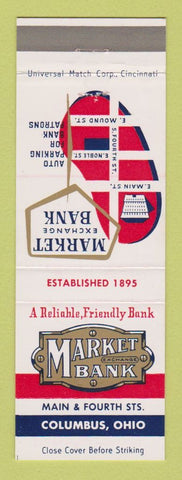 Matchbook Cover - Market Exchange Bank Columbus OH