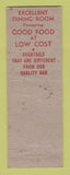 Matchbook Cover - Hotel Warner Warren OH