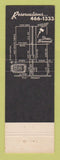 Matchbook Cover - Beau Brummel Restaurant Salt Lake City UT