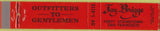Matchbook Cover - Jay Briggs San Francisco CA 10 Strike