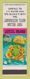 Matchbook Cover - Fort Nelson Hotel Restaurant BC