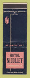 Matchbook Cover - Hotel Nicollet Minneapolis MN