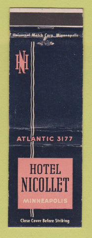 Matchbook Cover - Hotel Nicollet Minneapolis MN