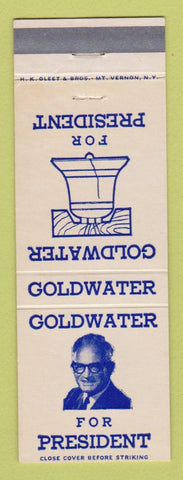 Matchbook Cover - Barry Goldwater for President 1964