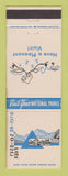 Matchbook Cover - Glacier National Park MT