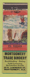 Matchbook Cover - Montgomery Trade Bindery Montgomery AL