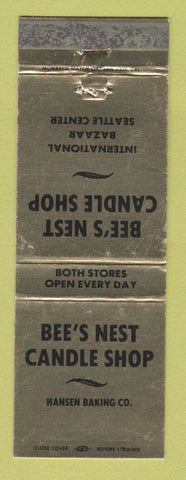 Matchbook Cover - Bee's Nest Candle Shop Seattle WA WEAR